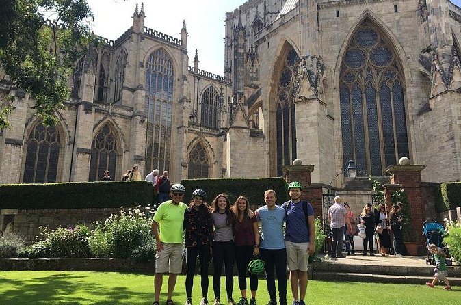 Guided Bike Tour in York - St William’s College and the Minster window
