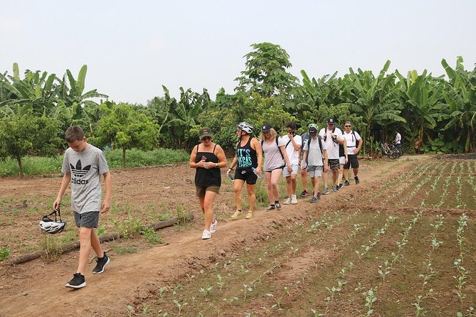 Half-Day Bicycle Tour Combine City & Countryside + Train Street - West Lake and the view from Thanh Nien Road