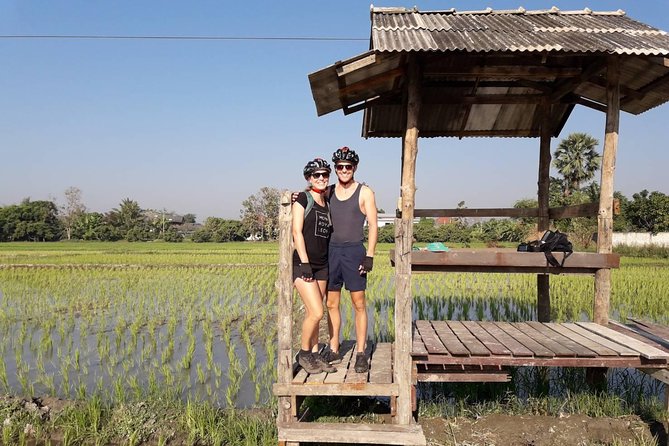 Half-day E-bike Countryside and rice paddies (flat land, GUIDED) - Rice paddies, orchards, and the Ping River