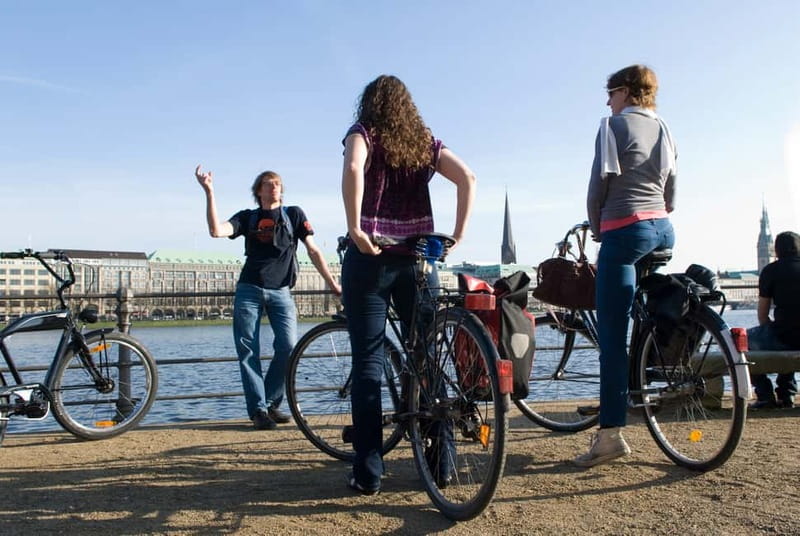 Hamburg 3-Hour Bike Tour - St. Michael’s Church and the return to St. Pauli