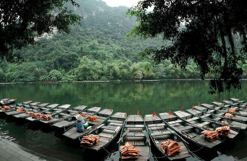 Hanoi:Ninh Binh-Trang An-Mua Cave-Hoa Lu&Cycling BEST SELLER - Cycling through quiet village roads