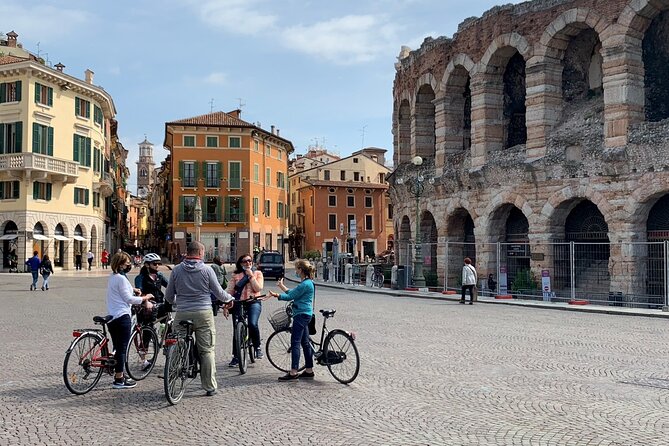 Highlights and hidden gems Verona Bike Tour - Ponte Pietra and the climb to Castel San Pietro