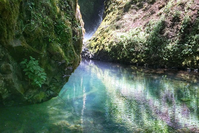 Hike and Bike Tour to Columbia River Gorge Waterfalls - First views: Multnomah Falls or the Gorge overlook