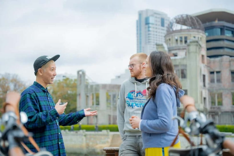 Hiroshima: Peace Cycling Tour with Local Guide - The two-hour route: Peace Park, trams, and the rebuilt city
