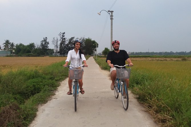 HOI AN Biking River Islands, Villages, Local Crafts PRIVATE TOUR - Grinding rice and making incense on Cam Kim