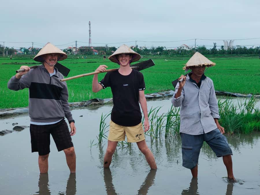 Hoi An: Countryside by Cycling, Buffalo Riding & Do Farming - Cam Thanh’s coconut waterways by basket boat