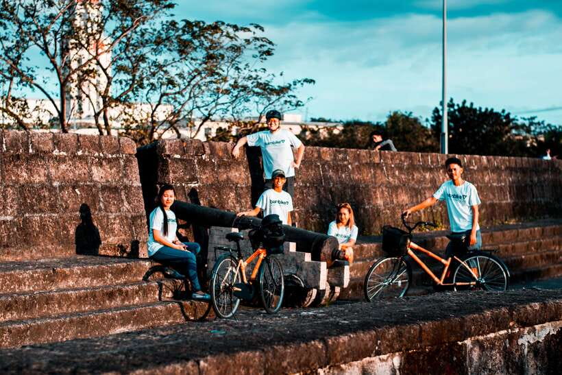 Intramuros, Manila: Historical Bamboo Bike Tour - San Agustin Church closes the historic circuit
