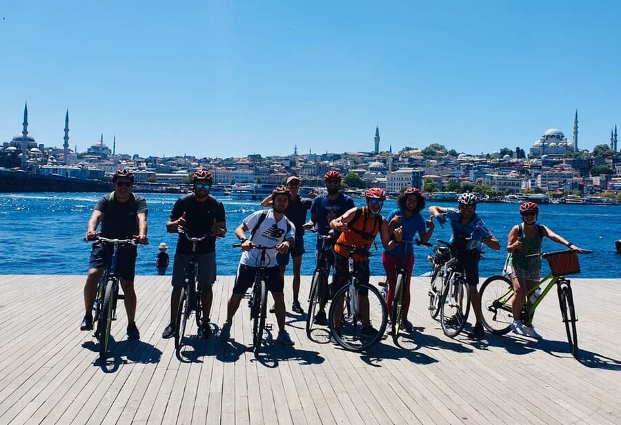 Istanbul: Eurasia Bike & Boat Half-Day Tour - Moda is the sensible halfway pause
