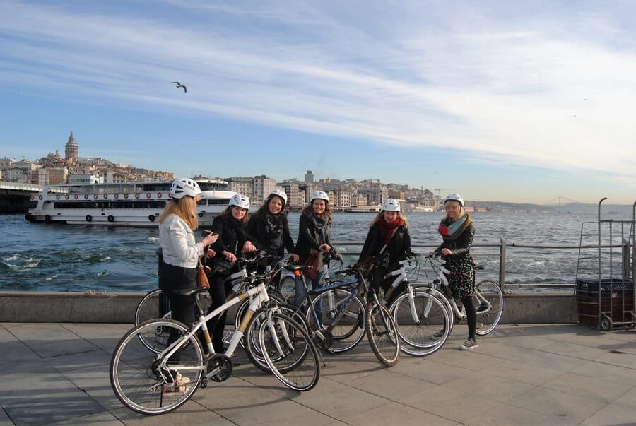 Istanbul: Eurasia Bike & Boat Half-Day Tour - The Golden Horn return is short but useful