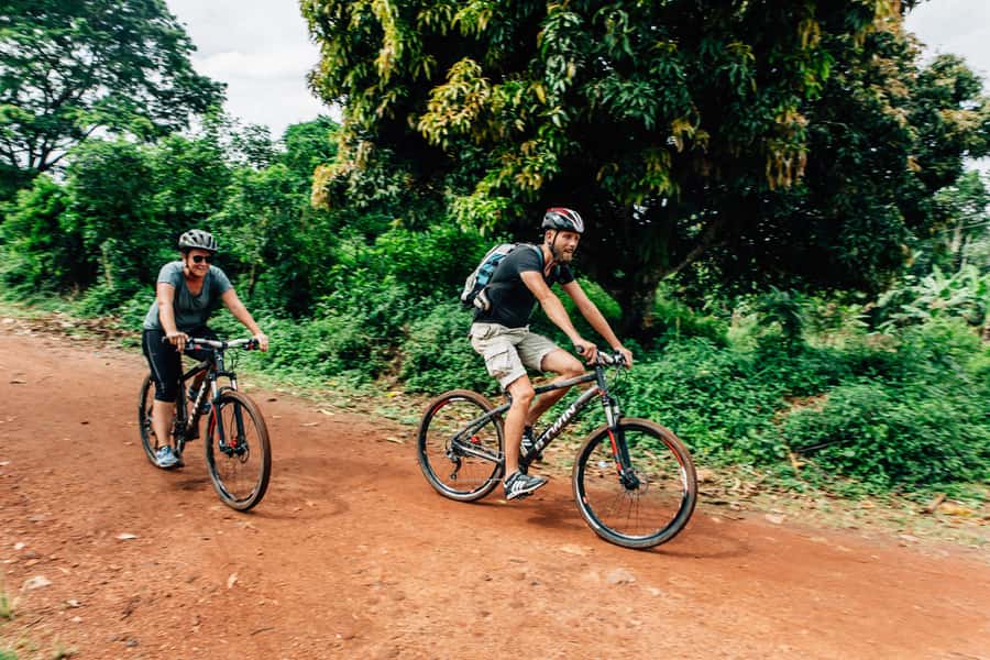 Kampala: Lake Victoria Island Cycling Tour - The first miles: villages, plantations, and green tracks