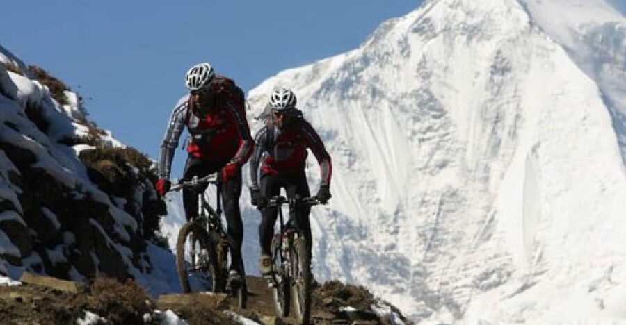 Kathmandu and Surrounding Full-Day Mountain Biking Tour - What the day feels like from Thamel