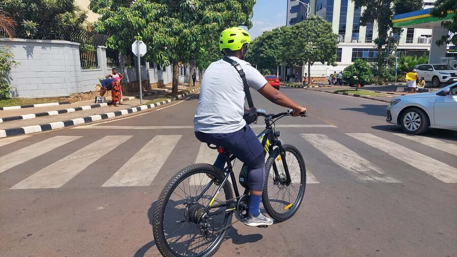 Kigali E-Bike City Tour with Breakfast - Imbuga City Walk and the pedestrian side of Kigali