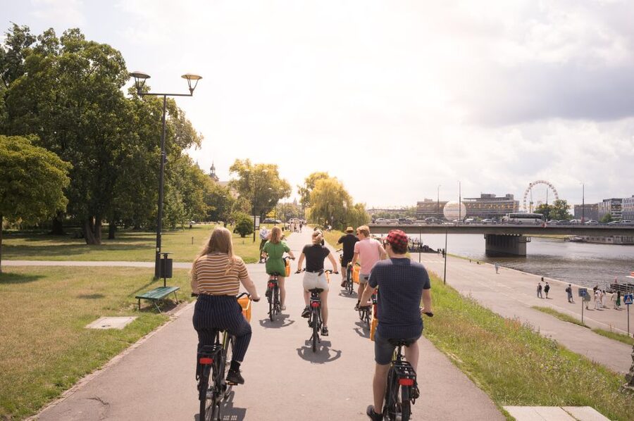 Krakow: Bike Tour of Old Town, Jewish Quarter and the Ghetto - Kazimierz, Krakow’s former Jewish quarter
