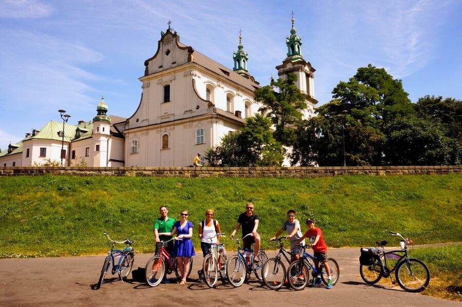 Krakow: Highlights of Krakow Bike Tour - Small Group - Starting under Adam Mickiewicz in the Main Market Square