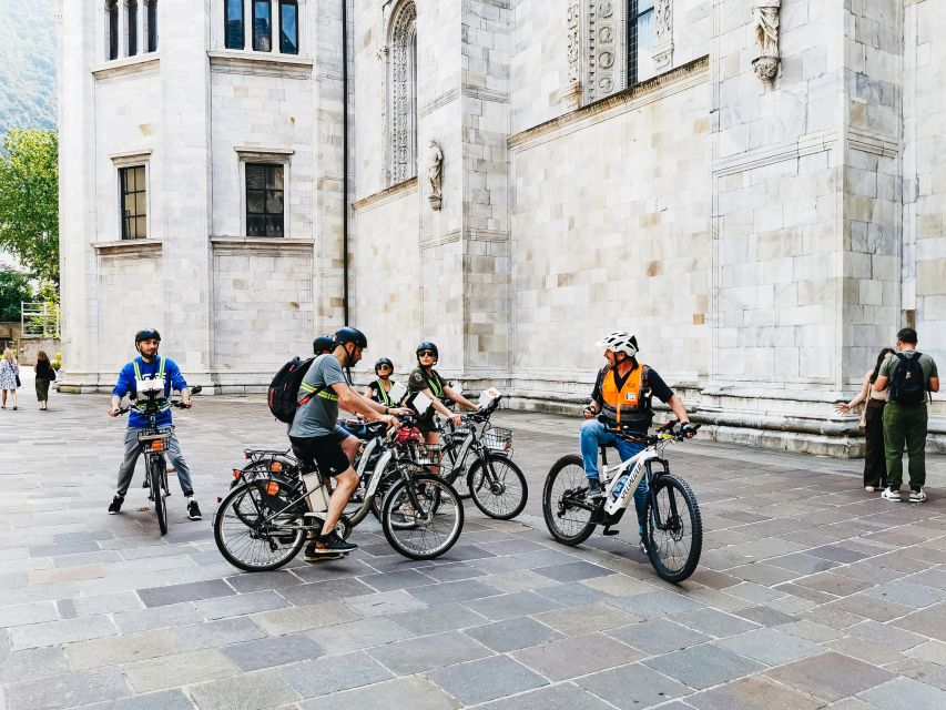 Lake Como: eBike Tour with Live Guide, eHelmet, and iPad - Meeting Sergio at Como Nord Lago