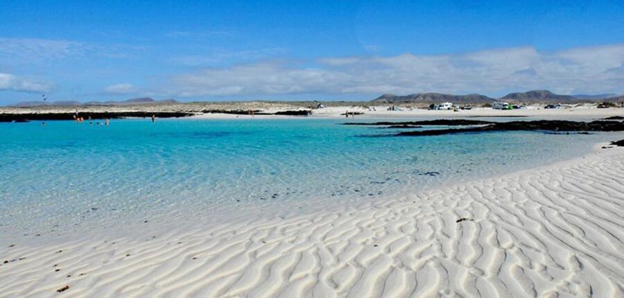 Lanzarote: Advanced 5-Hour Fuerteventura E-Bike Tour - Riding the white-sand riverbed to El Cotillo