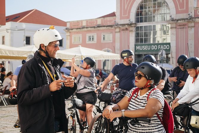 Lisbon E-Bike Tour Commerce Square, Mouraria and Alfama - Martim Moniz and the castle view