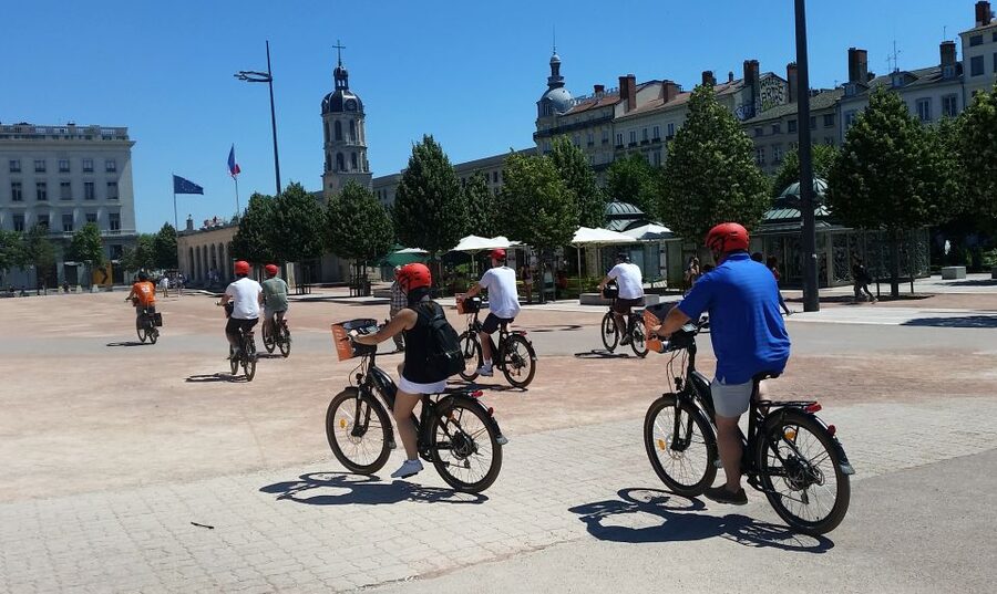 Lyon: 2-Hour Electric Bike Tour with a Local Guide - Place Bellecour and Lyon’s grand center