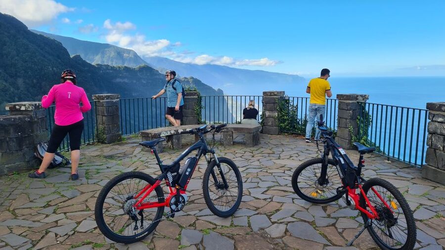 Madeira: Guided E-bike Tour of the North Coast - Through laurel forest and working farmland
