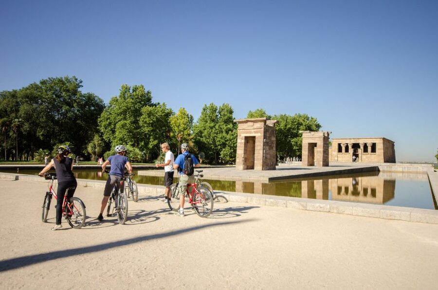 Madrid City Guided Bike/E-Bike Tour for Small Groups - Debod Temple and Madrid’s royal center