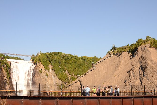 Magnificent Montmorency Falls E-Bike Tour - Cable car up, stairs down, if your legs allow