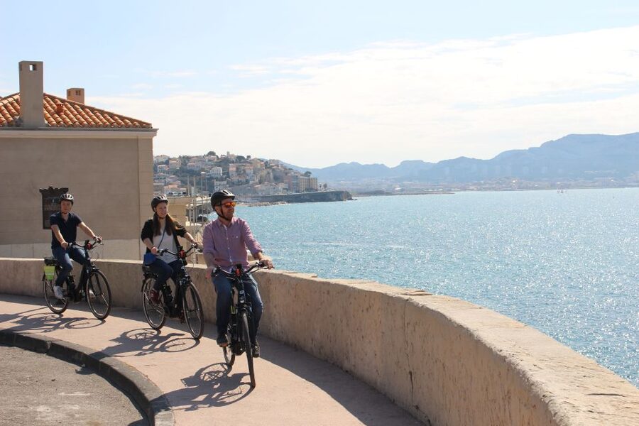 Marseille: E-bike Virtual Guided Tour - Following the Virtual Guided Pack from Vieux Port
