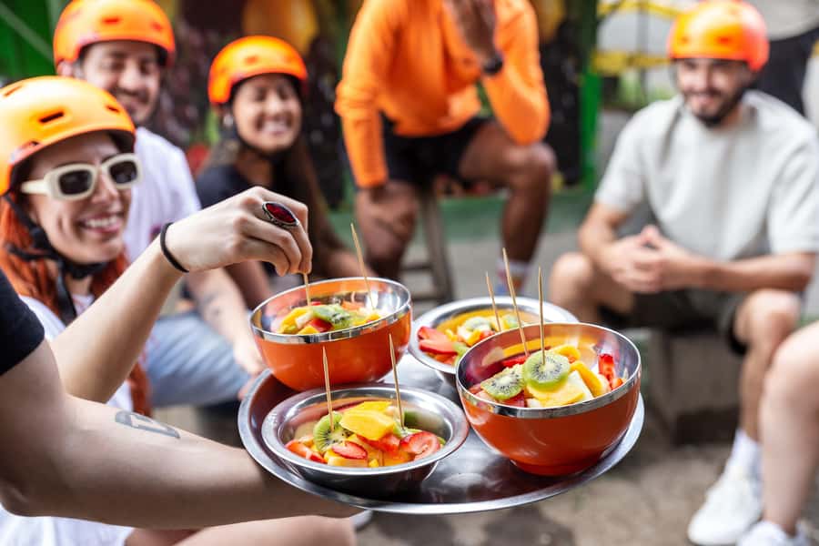 Medellín: E-bike and Foodie Tour - Conquistadores brings more local snacks
