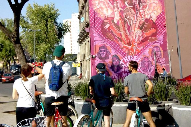 Mexico City; ART NACO : Murals & Street Art Bike Tour - Juárez, Cuauhtémoc, Alameda, and Diego Rivera