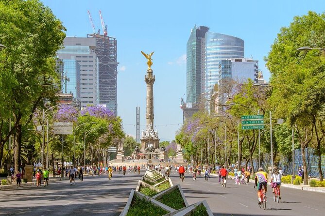 Mexico City Highlights E-Bike Tour With Foodie Stops - Chapultepec Forest: a green opening to a large city