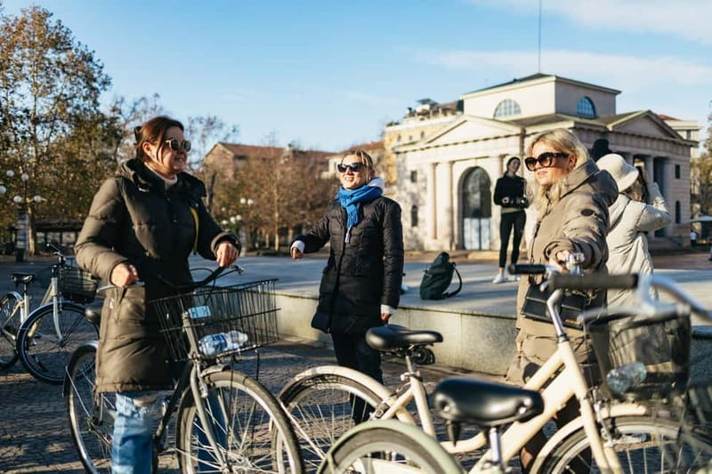 Milan: Hidden Gems Guided Bike Tour - Palazzo Citterio and Sforza Castle