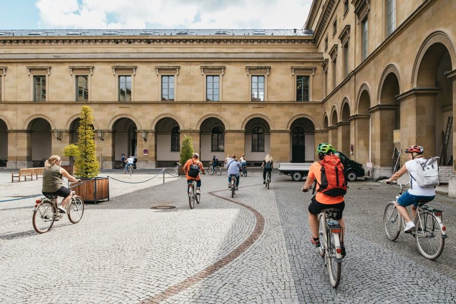 Munich 3-Hour Guided Bike Tour - The Residenz and Hofgarten add royal detail