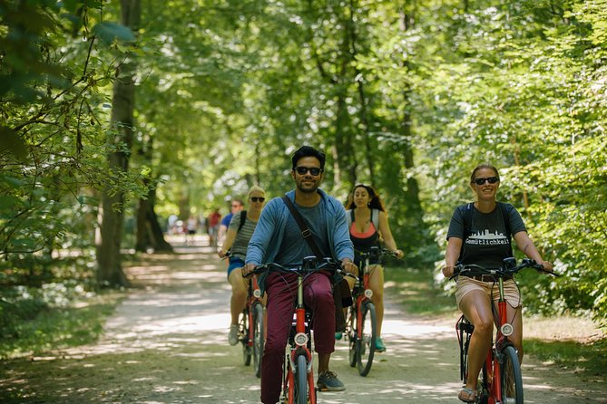 Munich City Bike Tour + Beer Garden Lunch Stop - The English Garden and the Eisbach surfers