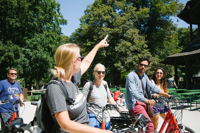 Munich City Bike Tour + Beer Garden Lunch Stop - The Chinese Tower beer garden break