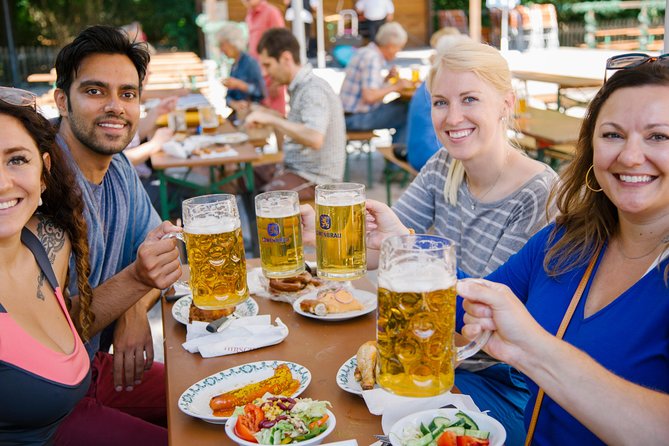 Munich City Bike Tour + Beer Garden Lunch Stop - Marienplatz, the market, and Munich’s Jewish center