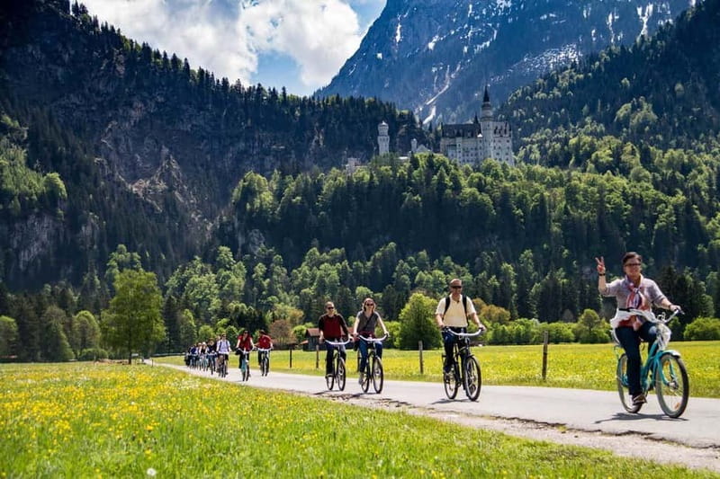 Munich: Neuschwanstein Castle by Bus with Alpine Bike Ride - Inside Neuschwanstein, with a separate ticket