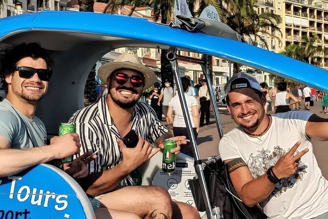 Nice: private guided Tour by electric taxi bike - Why an electric vélo-taxi works so well in Nice