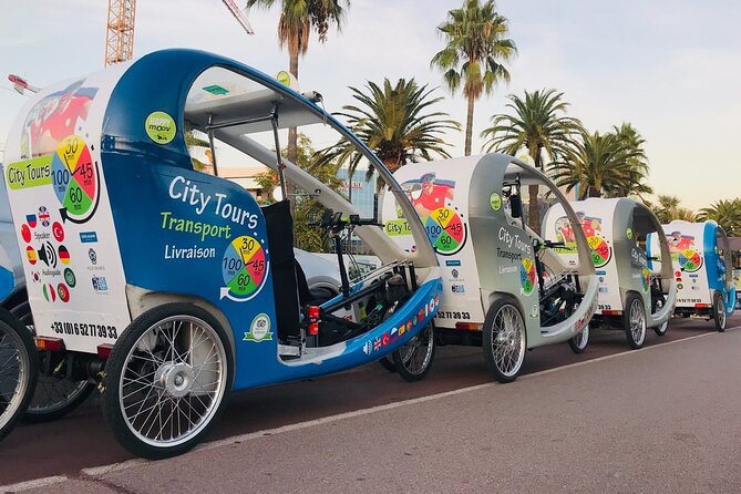 Nice: private guided Tour by electric taxi bike - The two-hour Prestige Tour covers Nice’s grander side