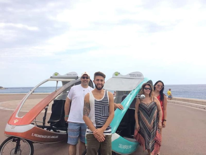Nice: private guided Tour by electric taxi bike - Photo stops and hotel pickup add real value