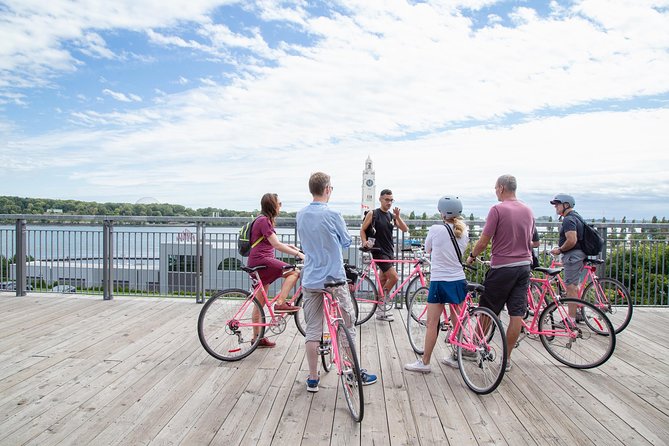 Non Touristy Pink Bike Tour by Spade & Palacio - Leonard Cohen’s mural and Montreal’s public art