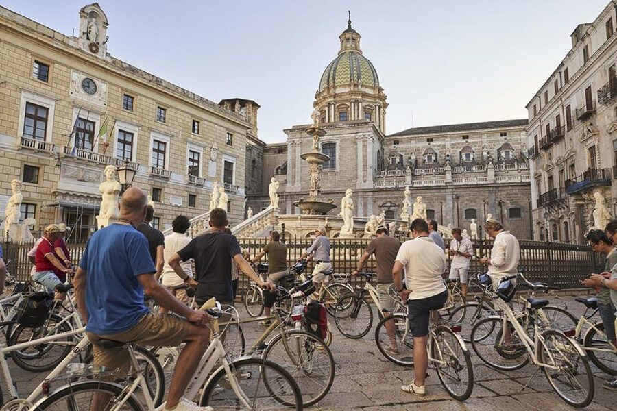 Palermo: Guided Bike Tour with Street Food Tasting - Meeting near Palermo Central Station
