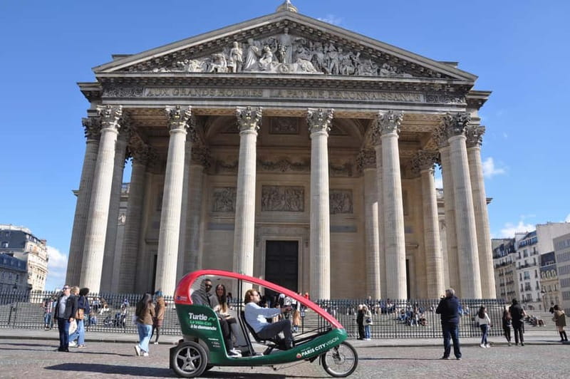 Paris: 2 hours Emily Tour in a Private Rickshaw bike - The Latin Quarter and Emily’s apartment area