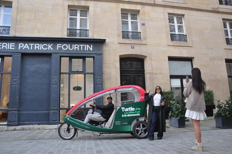Paris: 2 hours Emily Tour in a Private Rickshaw bike - The driver matters more than the script