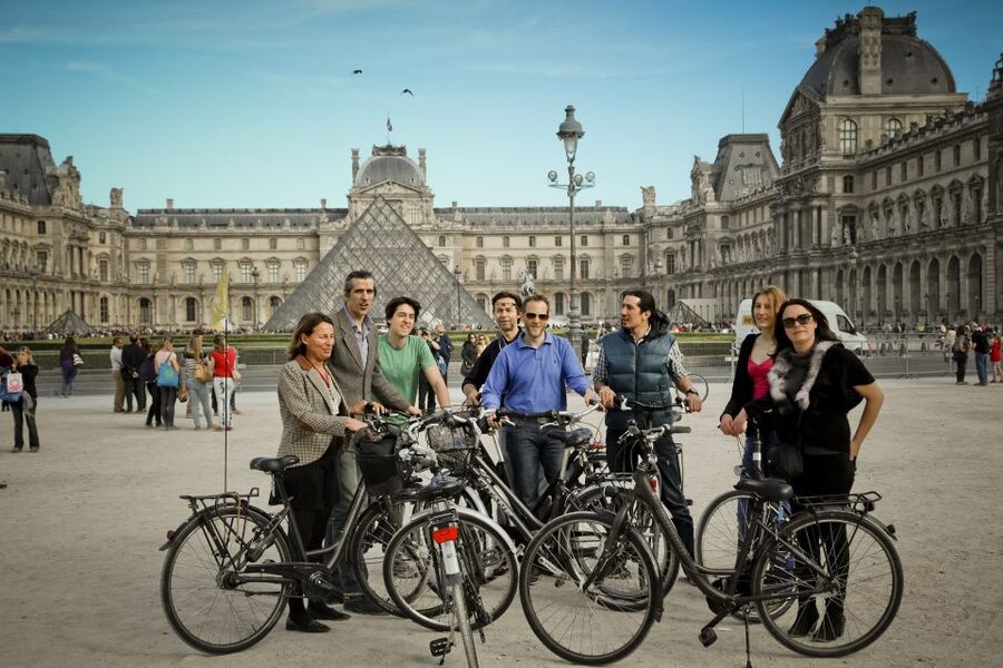 Paris: Scenic E-bike tour with optional Seine Cruise - Place Vendôme and the road to Saint-Germain