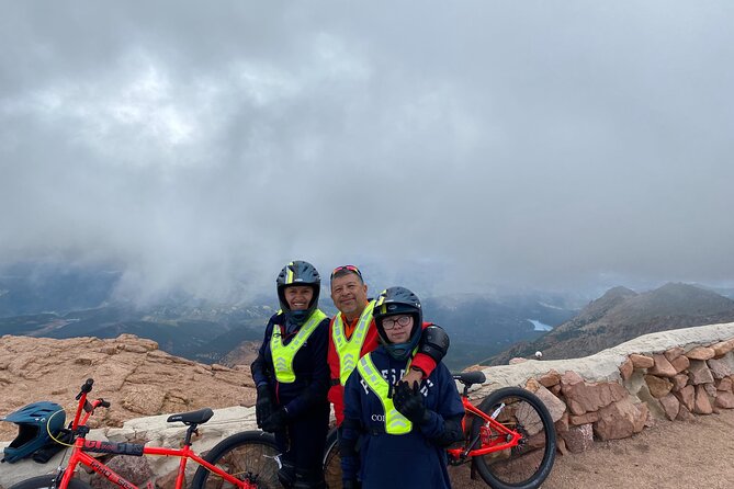 Pikes Peak Summit Downhill Bike Tour - Bikes, helmets, and practical safety