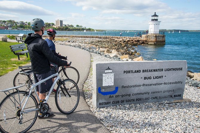 Portland Bicycle Tour with 5 Lighthouses and XL Lobster Roll - Cape Elizabeth brings the longest riding section