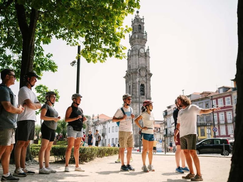 Porto: Highlights in 3 Hours E-Bike Tour - São Bento Station and the blue-tiled interior