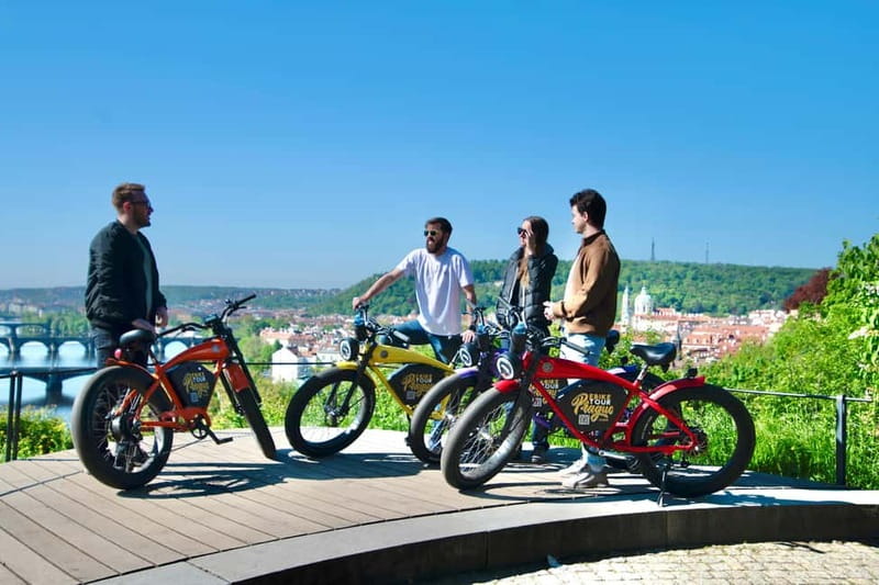 Prague: 10 Must-See Landmarks & Viewpoints on E-Bike Tour - Starting on Saská Street with a careful safety briefing