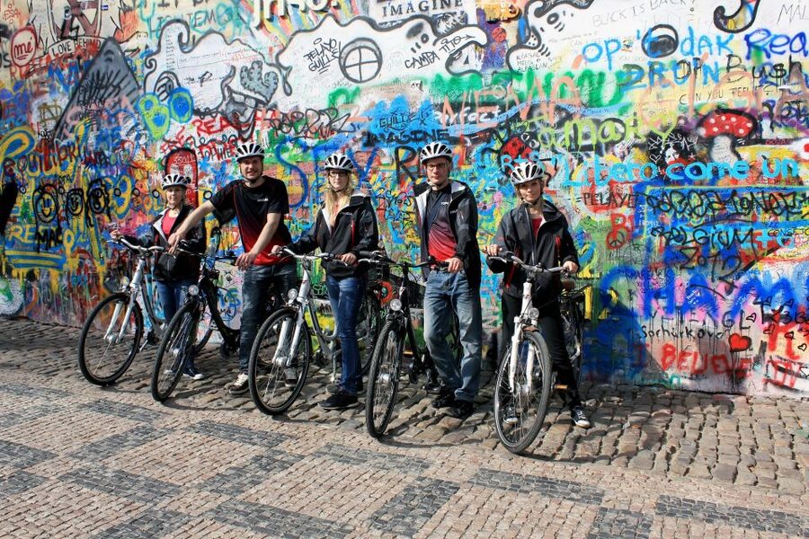 Prague: Bike or E-Bike City Tour with A Local Guide - Strahov Monastery and Petřín Park