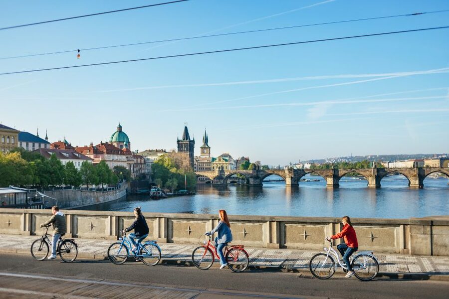 Prague: Complete Bike Tour - Charles Bridge and Emperor Charles IV
