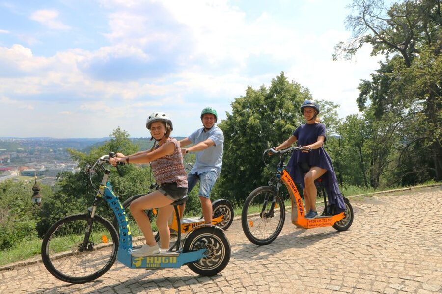 Prague: Highlights Tour on e-Scooter or eBike - Prague Castle and the high Strahov viewpoint